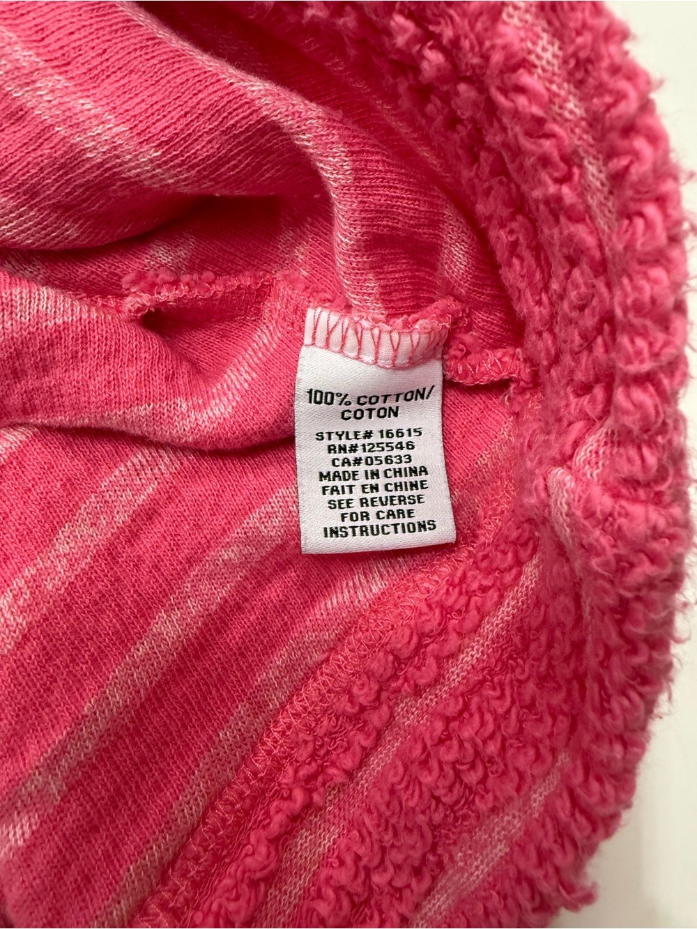 Escape 100% Cotton Fuchsia Textured Knit Pullover - Picture 6 of 7